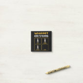 犬の服従を訓練するホイッペットのガイド ポストイット (デスク上)