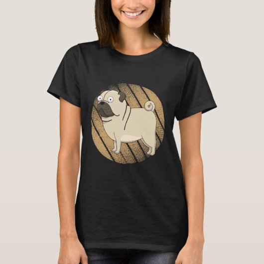 犬の服 - パグ - オリジナル - オリジナル犬の服 - 犬 Tシャツ (正面)