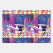 犬の望遠鏡 ラッピングペーパーシート (正面)