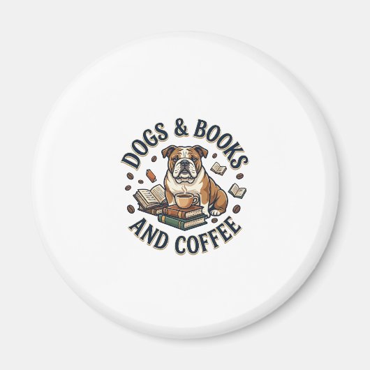犬の本コーヒーブルドッグスタックカップ_1 マグネット (正面)