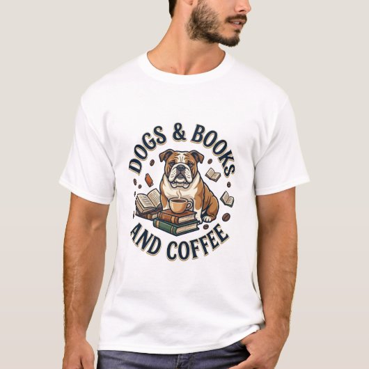 犬の本コーヒーブルドッグスタックカップ_1 Tシャツ (正面)