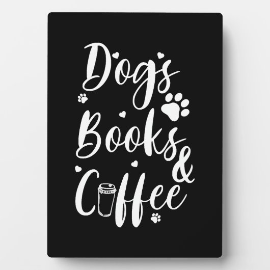 犬の本コーヒー犬好き本虫 フォトプラーク (正面)