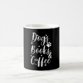 犬の本 コーヒー 犬好き 本の虫 コーヒーマグカップ (中央)