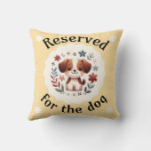 犬の枕用に用意されている クッション (裏面)