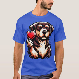 犬の楕円 Tシャツ