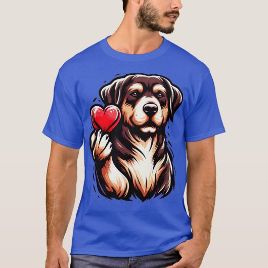 犬の楕円 Tシャツ (正面)