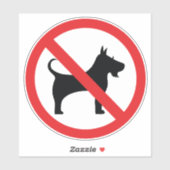 犬の標識なし シール (シート)