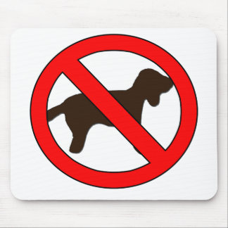 犬の標識なし マウスパッド