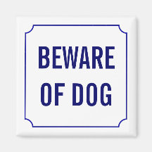 犬の標識に注意