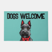 犬の歓迎 ドアマット (正面)