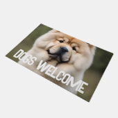 犬の歓迎 ドアマット (アングル)