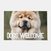 犬の歓迎 ドアマット (正面)