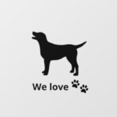 犬の歓迎、犬のフレンドリー店頭看板、Windo ウィンドウサイン (シート)