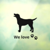 犬の歓迎、犬のフレンドリー店頭看板、Windo ウィンドウサイン (シート3)