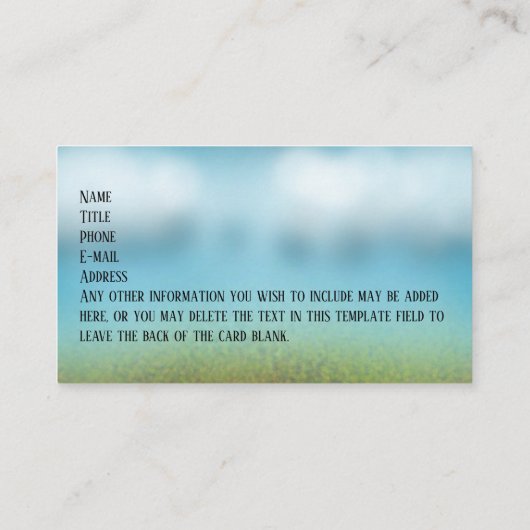 犬の歩くかペット搭乗の名刺 名刺 (裏面)