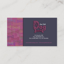 犬の歩くのカスタムな名刺 名刺