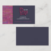 犬の歩くのカスタムな名刺 名刺 (正面/裏面)