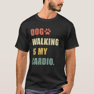 犬の歩くは私のカーディオペットシッおもしろいターのヴィンテージ Tシャツ