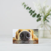 犬の歩くサービスカスタマイズ可能な昇進カード 名刺 (スタンド正面)