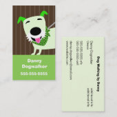 犬の歩くサービス 名刺 (正面/裏面)