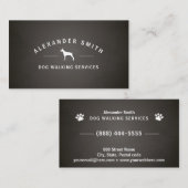 犬の歩くサービス 名刺 (正面/裏面)