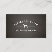 犬の歩くサービス 名刺 (正面)