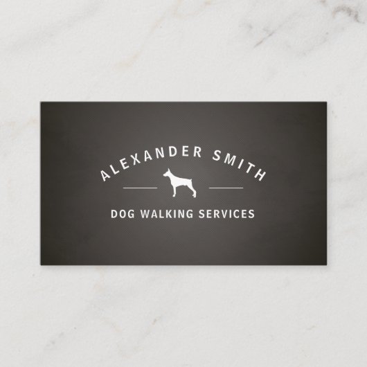 犬の歩くサービス 名刺 (正面)