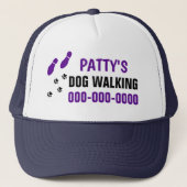 犬の歩くトラック帽 キャップ (正面)