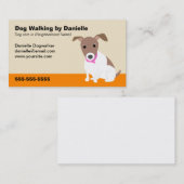 犬の歩くビジネス 名刺 (正面/裏面)