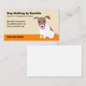 犬の歩くビジネス 名刺 (正面/裏面)