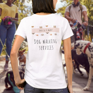 犬の歩く事業 – 若い起業家 Tシャツ