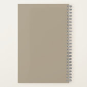 犬の歩く座ってI屋外アドベンチャージャーナル ノートブック (裏面)