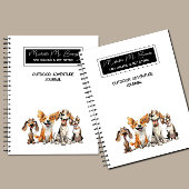 犬の歩く座ってI屋外アドベンチャージャーナル ノートブック