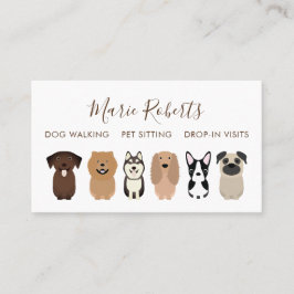 犬の歩く,ペットの座り,猫,気に搭乗 名刺