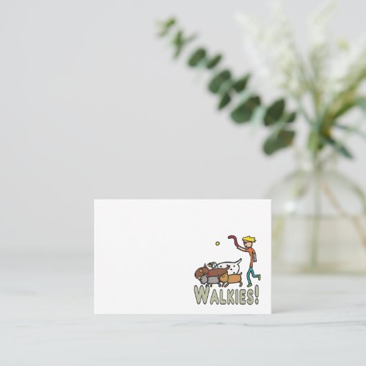 犬の歩く 名刺 (スタンド正面)