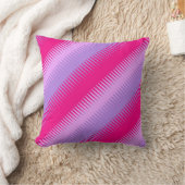 犬の歯のライン紫色のピンク装飾用クッション クッション (ブランケット)