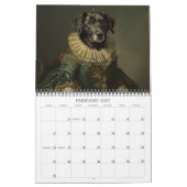 犬の歴史コスチューム2026ウォールカレンダー カレンダー (2月 2027)