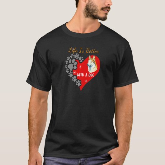 犬の殻を被って Tシャツ (正面)