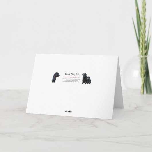 犬の母おもしろいハッピーバースデーかわいい犬の母カード カード (裏面)