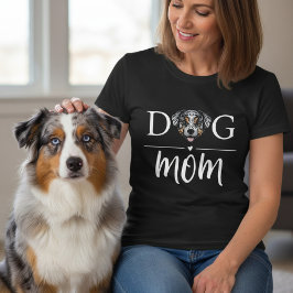 犬の母かわいいオーストラリアの羊飼い Tシャツ
