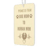 犬の母が人間の母に昇進おもしろい カーエアーフレッシュナー (左)