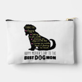 犬の母に幸せな母最高のの日 アクセサリーポーチ (裏面)