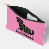 犬の母に幸せな母最高のの日 アクセサリーポーチ (見開き)