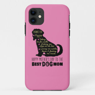 犬の母に幸せな母最高のの日 iPhone 11 ケース