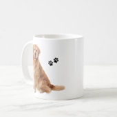 犬の母のギフトパーソナライズされた、贈り物、写真マグカップ、カスタム コーヒーマグカップ (正面左)