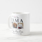 犬の母のギフト – 私たちは愛あなたママのペット写真コラージュ コーヒーマグカップ (正面左)