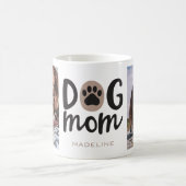 犬の母のポープリントフォトコラージコーヒーマグカップ コーヒーマグカップ (中央)