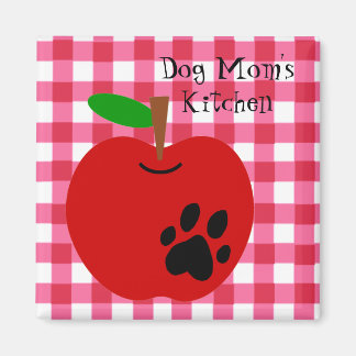 犬の母のリンゴ冷蔵庫用マグネット マグネット