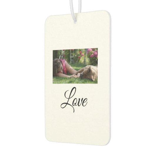 犬の母の愛を追加の名前文字ペットの名前の愛好家 カーエアーフレッシュナー (左)