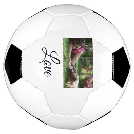 犬の母の愛を追加の名前文字ペットの名前の愛好家 サッカーボール (回転)